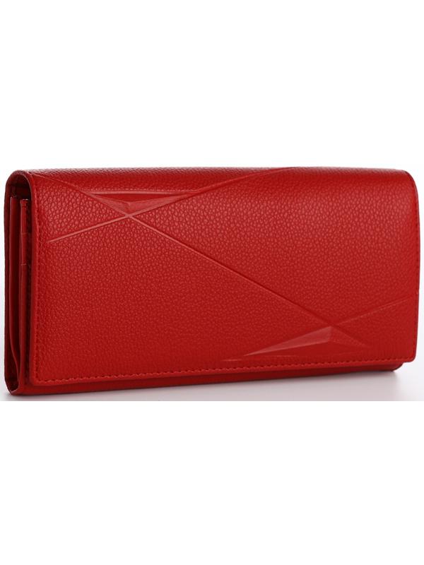 Кошелёк на магните, цвет красный