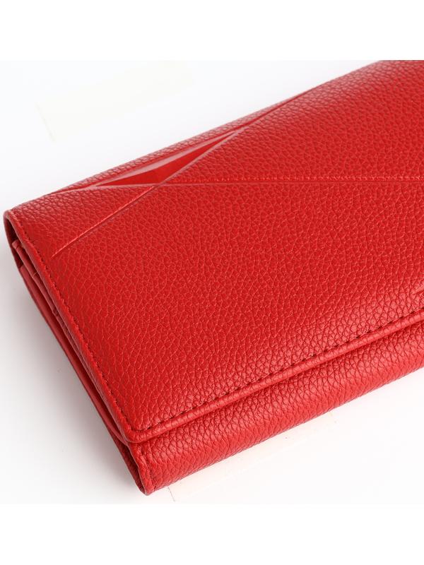 Кошелёк на магните, цвет красный