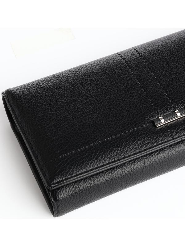 Кошелёк на магните, цвет чёрный