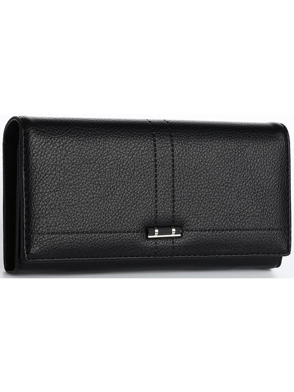 Кошелёк на магните, цвет чёрный