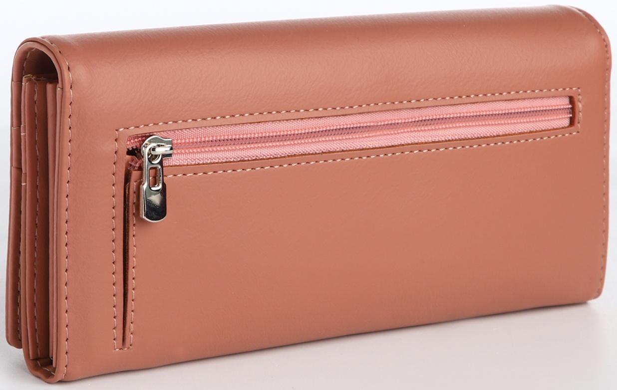 Кошелёк на магните, цвет розовый