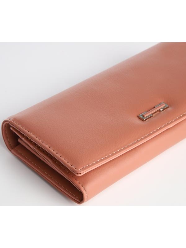 Кошелёк на магните, цвет розовый