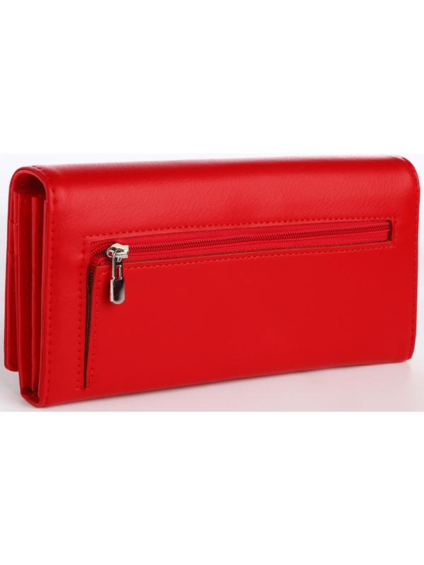 Кошелёк на магните, цвет красный
