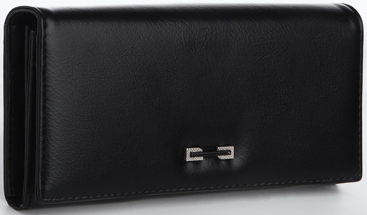 Кошелёк на магните, цвет чёрный