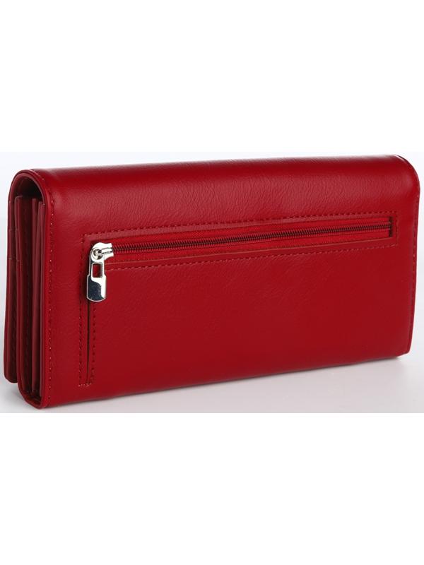 Кошелёк на магните, цвет бордовый