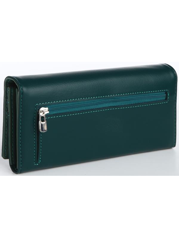 Кошелёк на магните, цвет зелёный