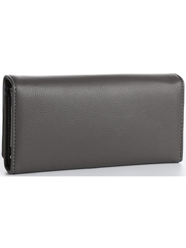 Кошелёк на магните, цвет серый