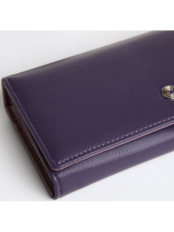 Кошелёк на магните, цвет фиолетовый