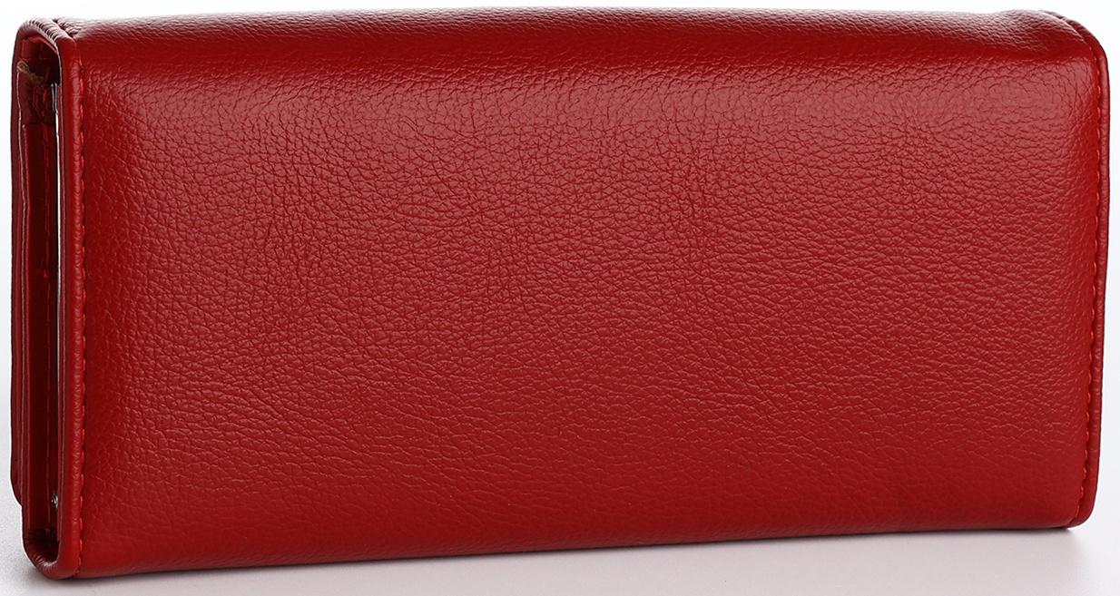 Кошелёк на магните, цвет красный