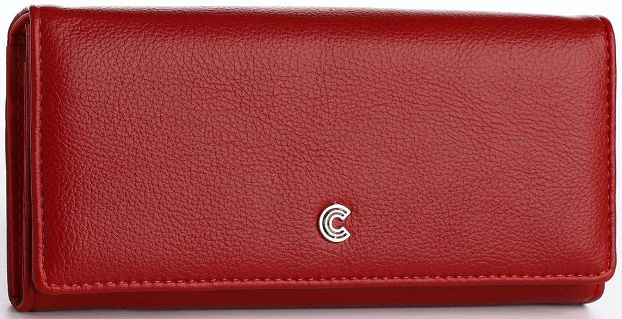 Кошелёк на магните, цвет красный