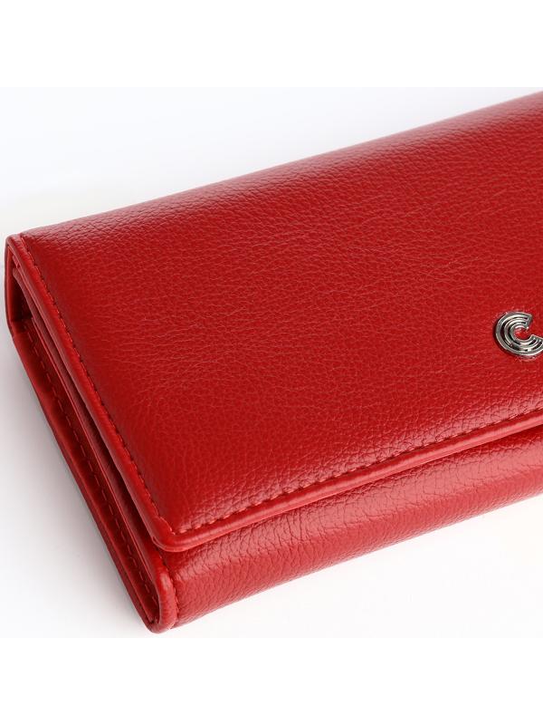 Кошелёк на магните, цвет красный