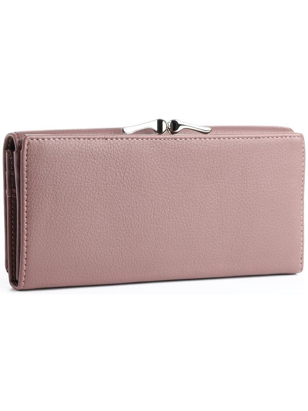 Кошелёк на магните, цвет пудровый