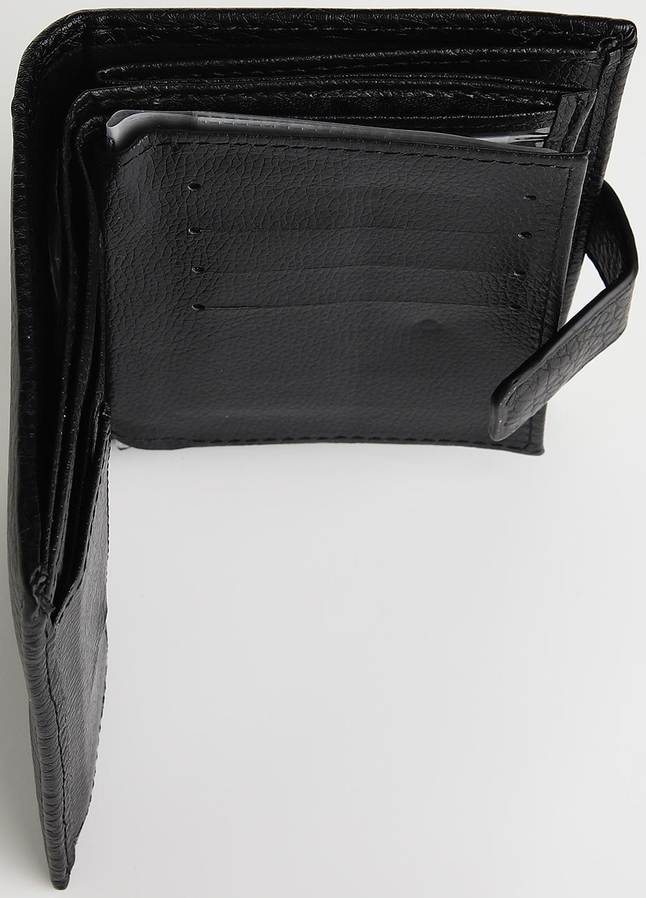 Портмоне на магните 3 в 1, отдел для автодокументов, паспорта, цвет чёрный