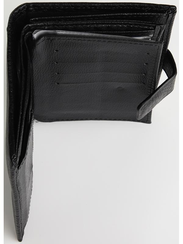 Портмоне на магните 3 в 1, отдел для автодокументов, паспорта, цвет чёрный