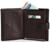 Портмоне на магните 3 в 1, отдел для автодокументов, паспорта, цвет коричневый