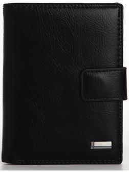 Портмоне на магните 3 в 1, отдел для автодокументов, паспорта, цвет чёрный