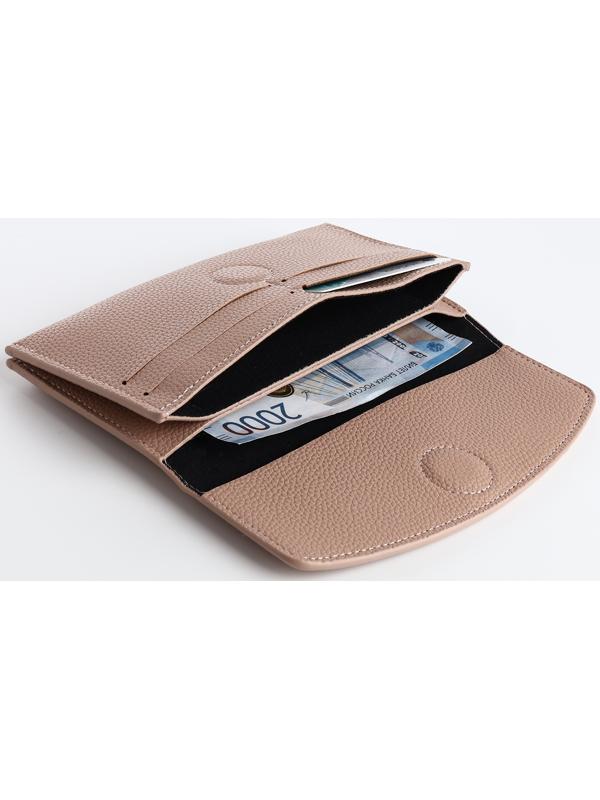 Кошелёк на магните, цвет розовый