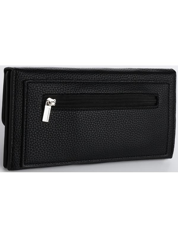 Кошелёк на магните, цвет чёрный