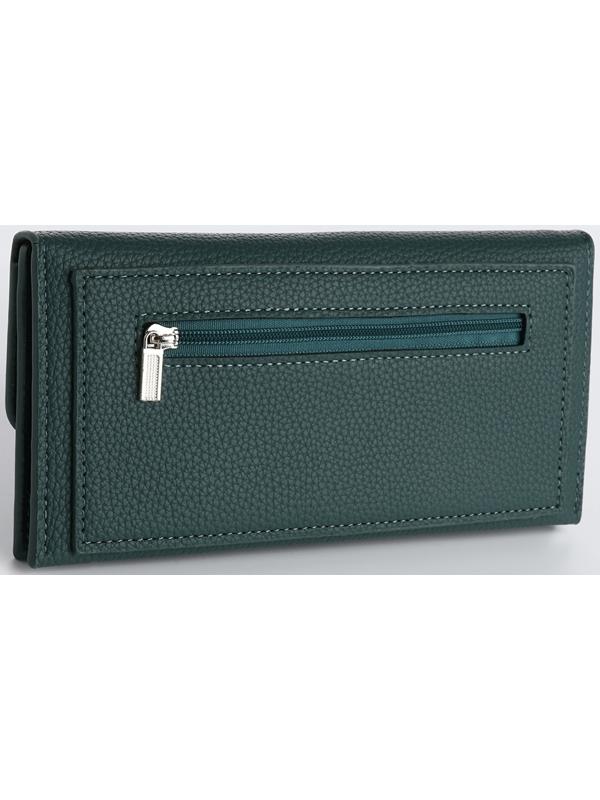 Кошелёк на магните, цвет зелёный