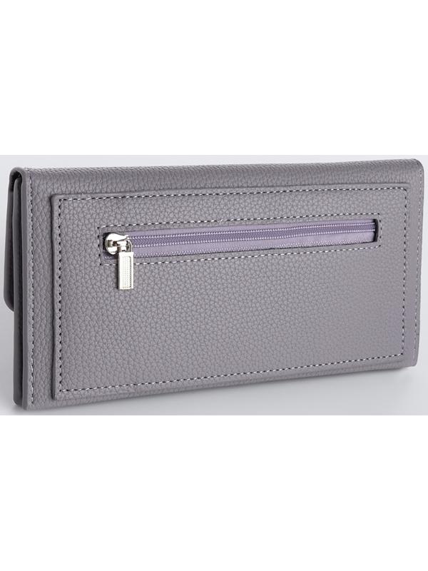 Кошелёк на магните, цвет серый