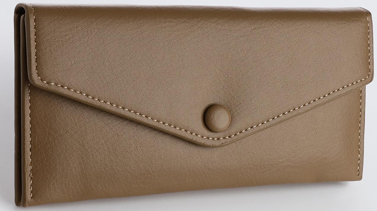 Кошелёк на кнопке, цвет хаки