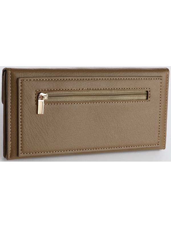 Кошелёк на кнопке, цвет хаки