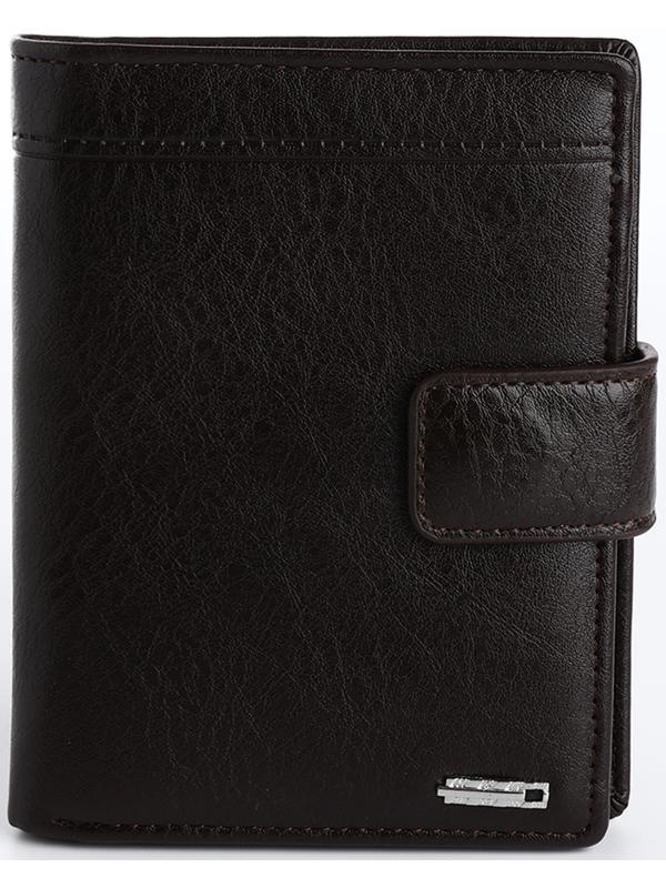 Портмоне на магните 3 в 1, отдел для автодокументов, паспорта, цвет коричневый