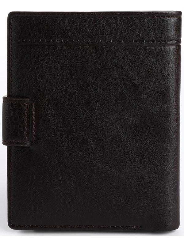 Портмоне на магните 3 в 1, отдел для автодокументов, паспорта, цвет коричневый