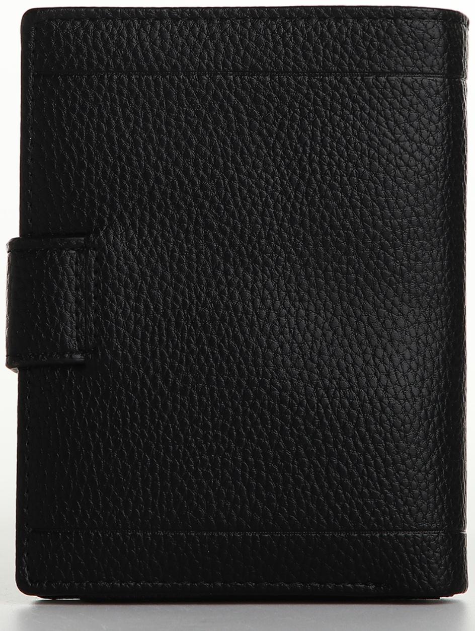 Портмоне на магните 3 в 1, отдел для автодокументов, паспорта, цвет чёрный