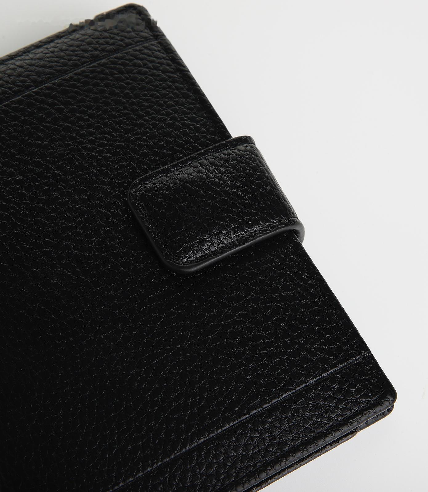 Портмоне на магните 3 в 1, отдел для автодокументов, паспорта, цвет чёрный