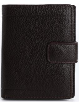 Портмоне на магните 3 в 1, отдел для автодокументов, паспорта, цвет коричневый