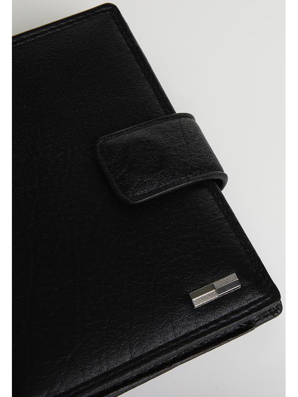 Портмоне на магните 3 в 1, отдел для автодокументов, паспорта, цвет чёрный