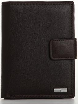 Портмоне на магните 3 в 1, отдел для автодокументов, паспорта, цвет коричневый