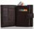 Портмоне на магните 3 в 1, отдел для автодокументов, паспорта, цвет коричневый