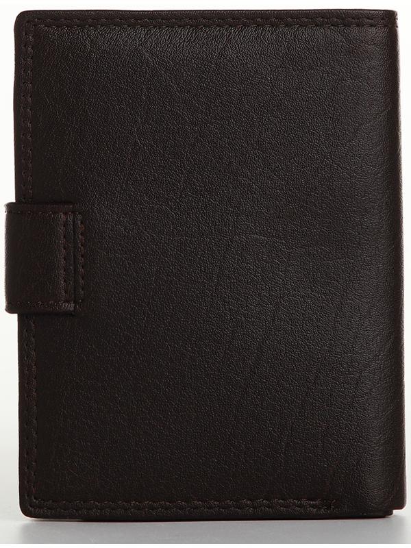 Портмоне на магните 3 в 1, отдел для автодокументов, паспорта, цвет коричневый