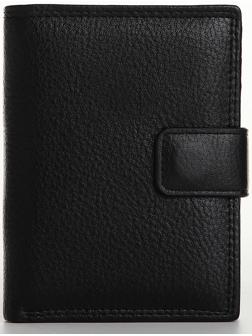 Портмоне на магните 3 в 1, отдел для автодокументов, паспорта, цвет чёрный