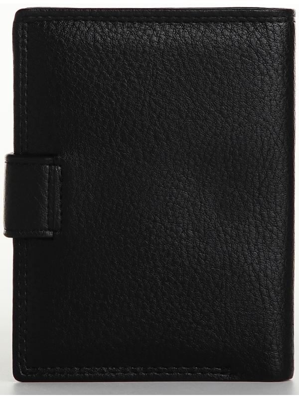 Портмоне на магните 3 в 1, отдел для автодокументов, паспорта, цвет чёрный