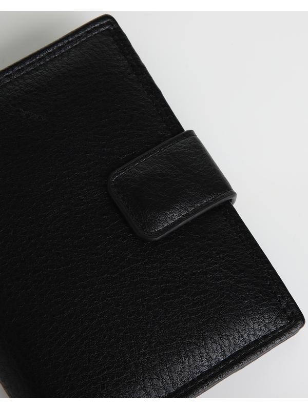 Портмоне на магните 3 в 1, отдел для автодокументов, паспорта, цвет чёрный