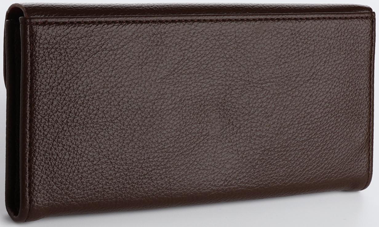 Кошелёк на магните, цвет коричневый