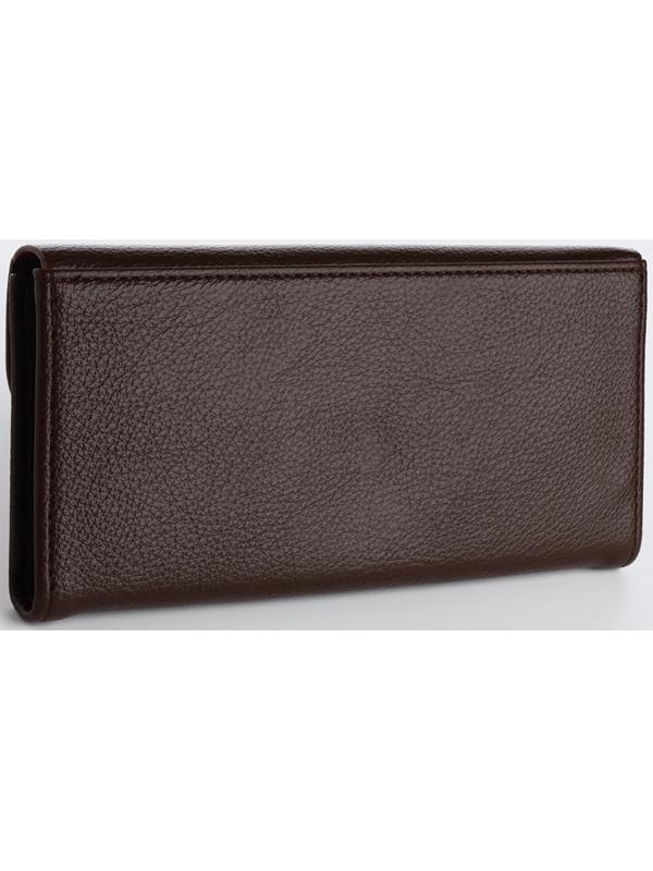 Кошелёк на магните, цвет коричневый