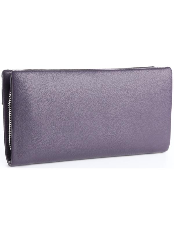 Кошелёк на молнии, цвет фиолетовый