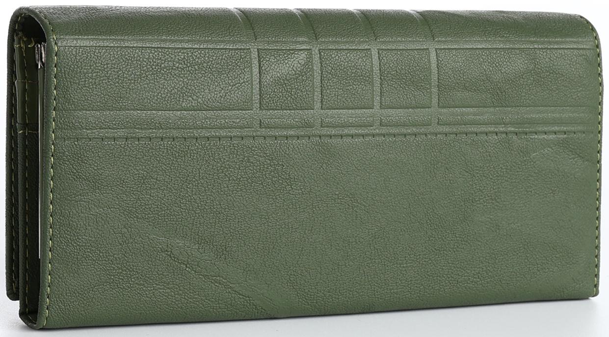 Кошелёк на магните, цвет зелёный