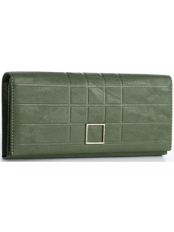 Кошелёк на магните, цвет зелёный