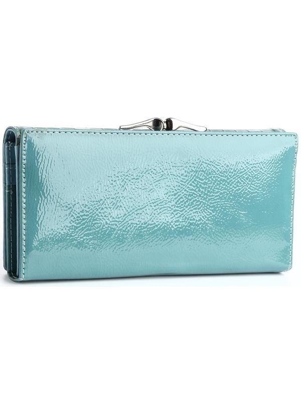 Кошелёк на магните, цвет голубой