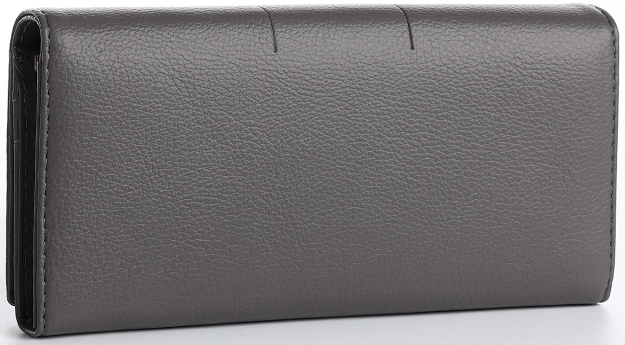 Кошелёк на магните, цвет серый