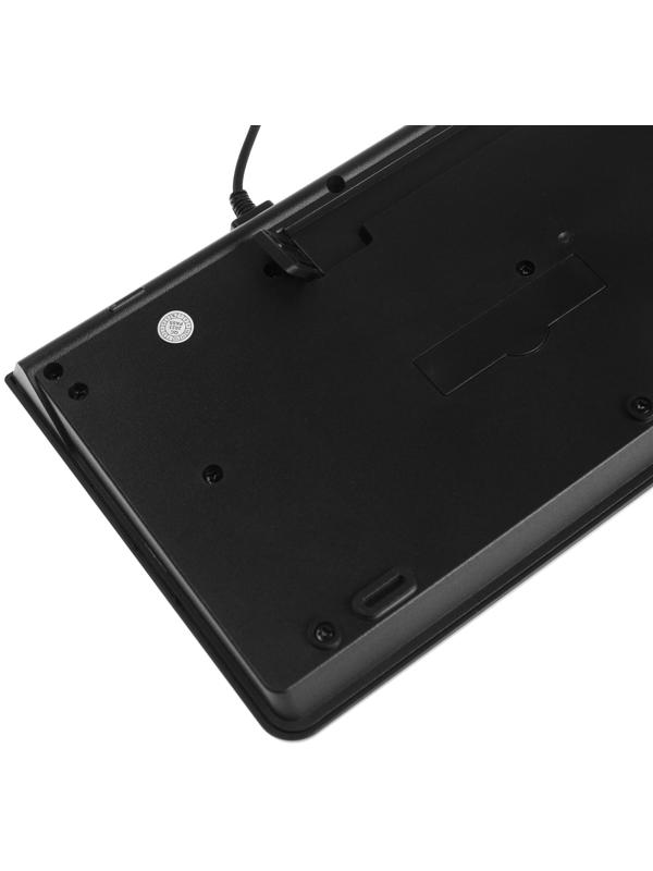 Комплект клавиатура и мышь Slim ME210, проводной, мембранный, USB, черный