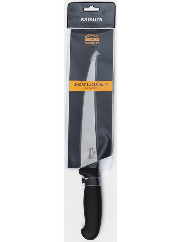 Нож кухонный Samura BUTCHER, слайсер, лезвие 22,3 см