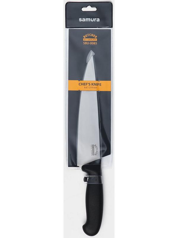 Нож кухонный Samura BUTCHER, шеф, лезвие 22 см