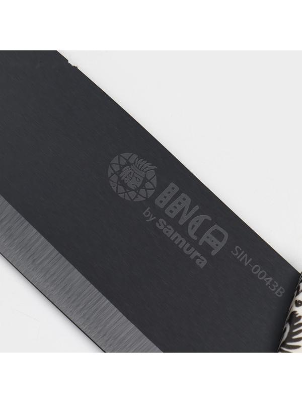 Нож кухонный Samura Inca, накири, лезвие 16,5 см, черная циркониевая керамика