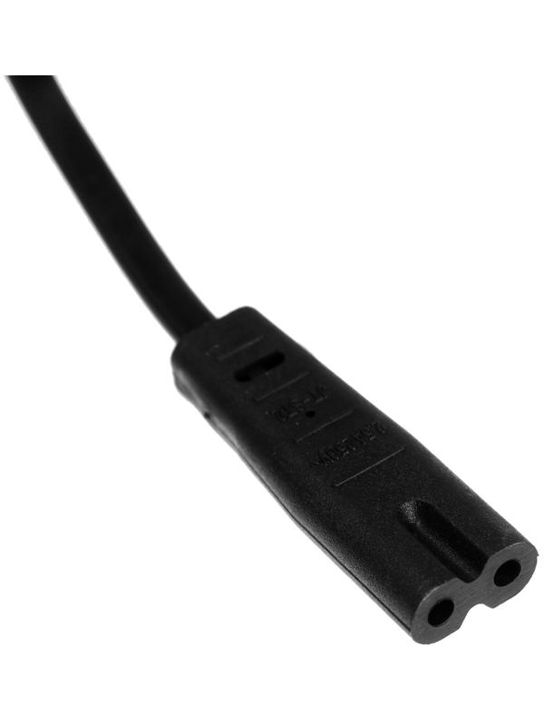 Кабель питания CablexpertPC-184/2-0.5M, CEE 7/16 - C7, 2-pin, 2.5 А, 0.5 м, черный